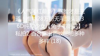 《人气网红最新》露脸才是王道！推特28万粉无毛馒头逼36D纯欲少女【兔子布朗尼】私拍2 百合露出调教啪啪多种多样 (18)