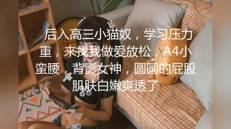   后入高三小猫奴，学习压力重，来找我做爱放松，A4小蛮腰，背影女神，圆圆的屁股肌肤白嫩爽透了