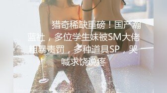 ⚫️⚫️猎奇稀缺重磅！国产瀚蓝社，多位学生妹被SM大佬粗暴责罚，多种道具SP，哭喊求饶说疼