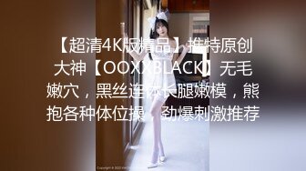 【超清4K版精品】推特原创大神【OOXXBLACK】无毛嫩穴，黑丝连体长腿嫩模，熊抱各种体位操，劲爆刺激推荐