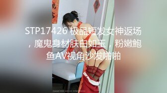 STP17426 极品短发女神返场，魔鬼身材肤白如玉，粉嫩鲍鱼AV视角沙发啪啪