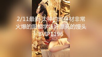 2/11最新 大神约炮身材非常火爆的眼镜学妹好漂亮的馒头BVIP1196