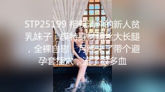 STP25199 相貌清纯的新人贫乳妹子，模特身材黑丝大长腿，全裸自慰，月经来了带个避孕套插穴，流了很多血